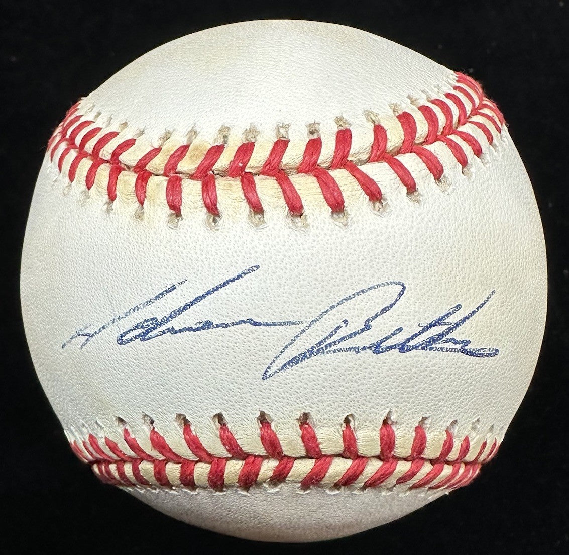 Adrian Beltre Signed Vintage Signature Baseball JSA