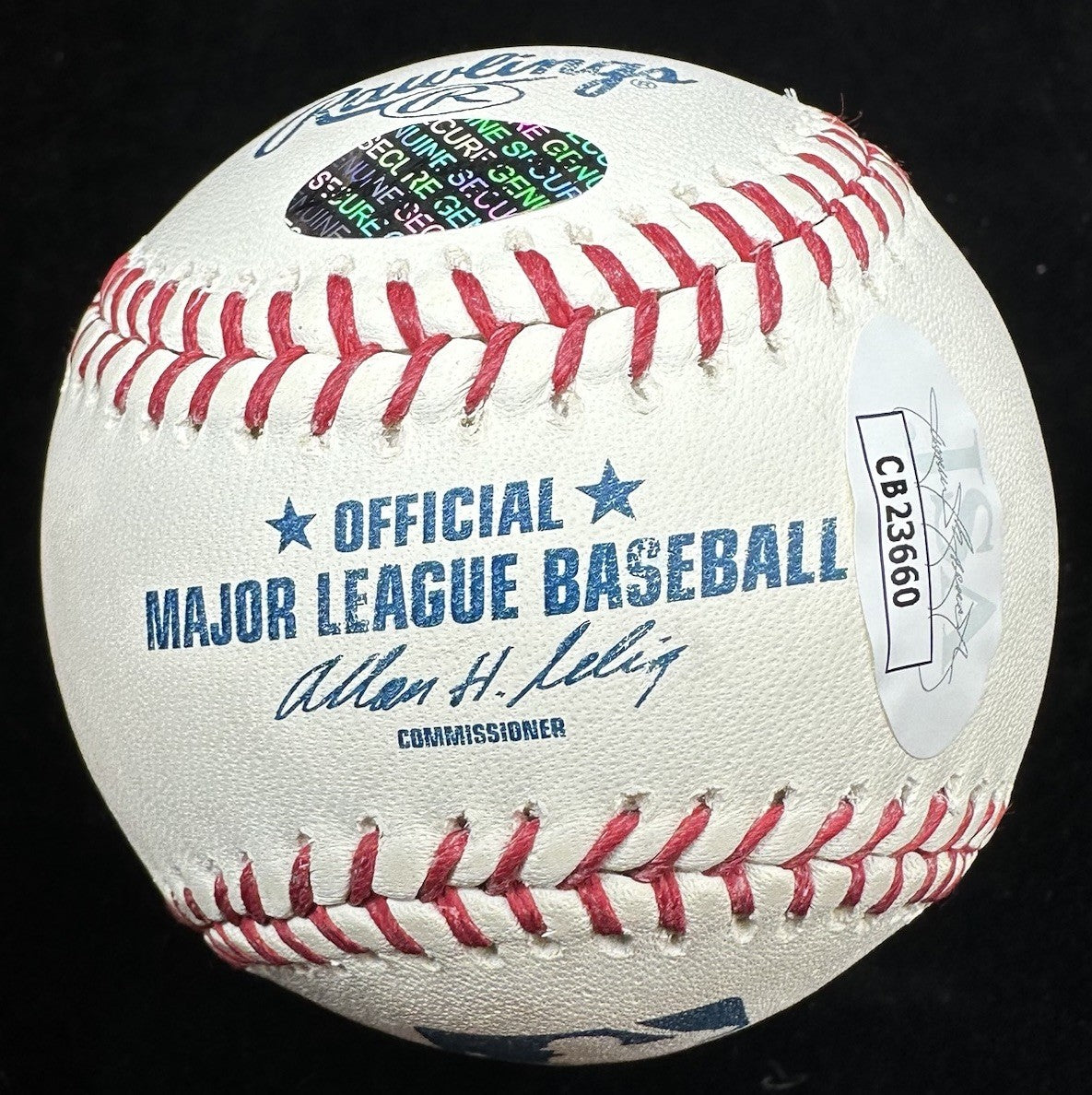 Denny McLain 68 CY/MVP Signed Baseball JSA