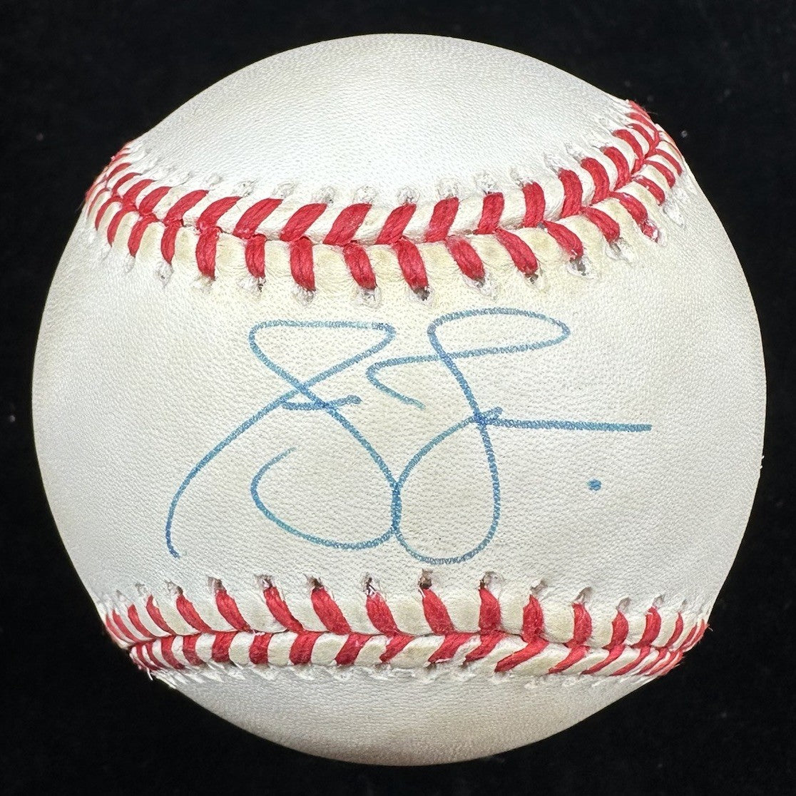 Andruw Jones Signed Vintage Signature Baseball JSA