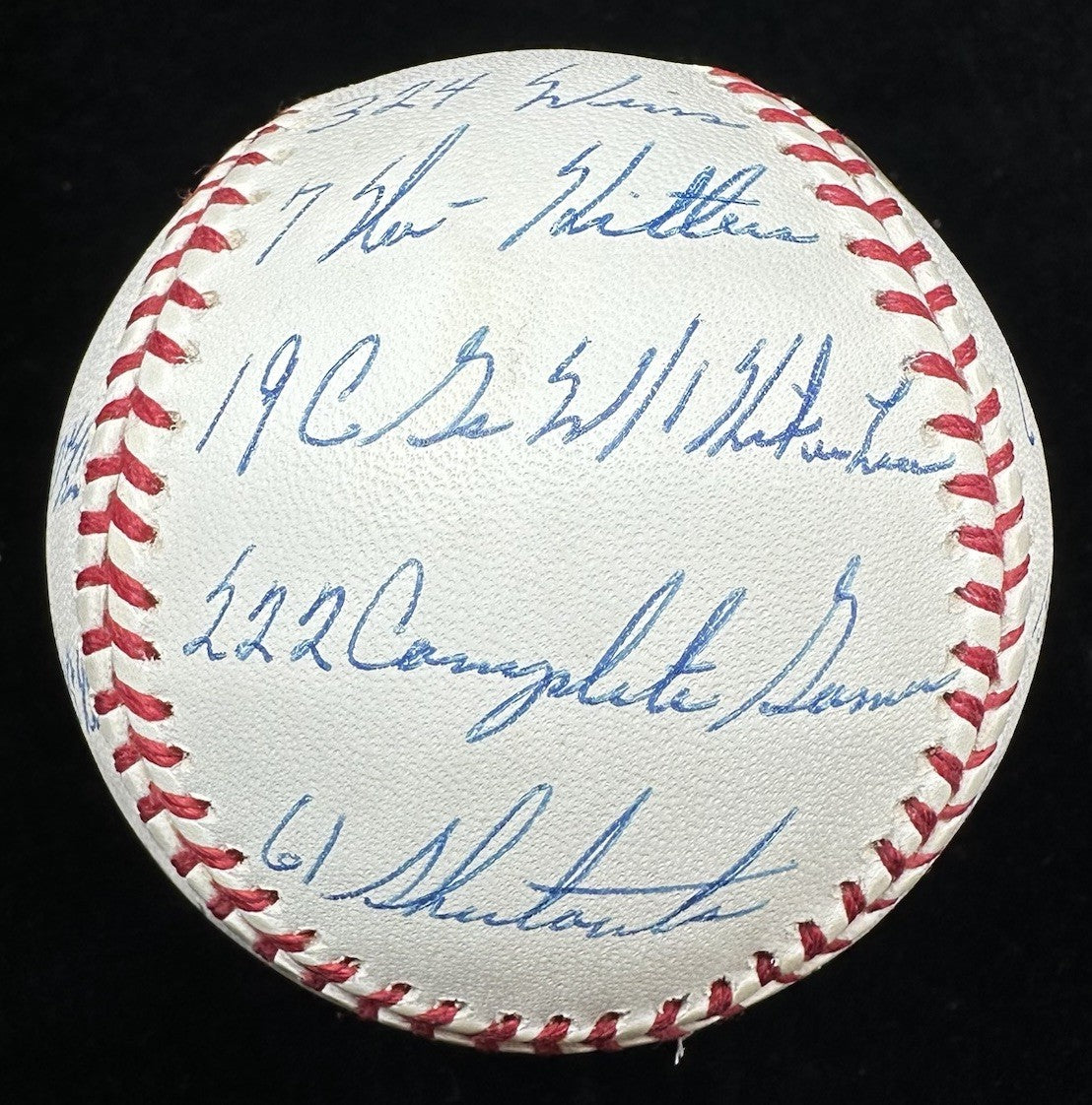 Nolan Ryan HOF 99 Signed Reggie Jackson Stat Baseball RJ Hologram