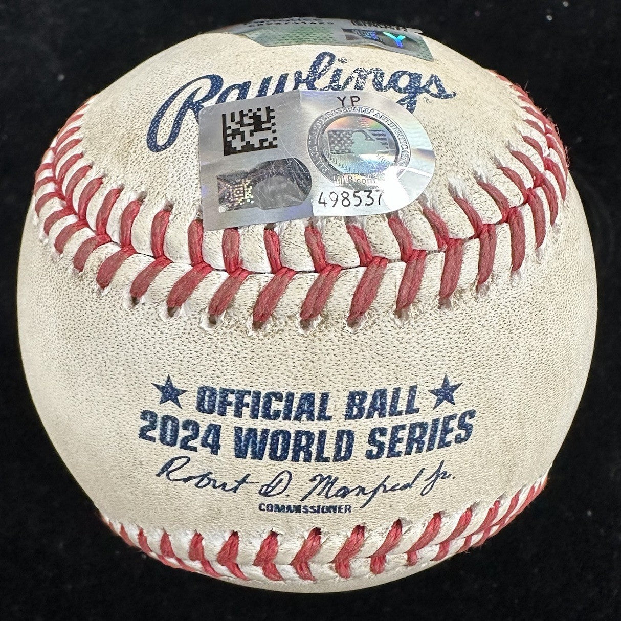 2024 World Series Game 5 Game Used Baseball MLB Holo Shohei Ohtani