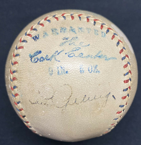 Babe Ruth Lou Gehrig Dual Signed 1923 Rookie Baseball JSA LOA