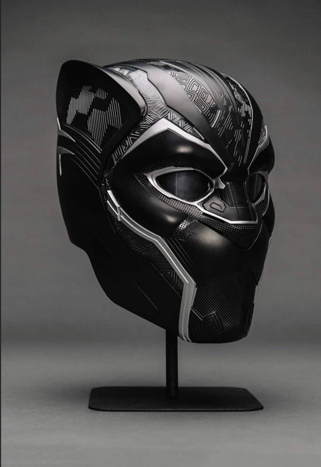 Chadwick Boseman Signed Marvel Legends Black Panther Full Size Helmet Beckett