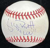 George Brett Lou Nickname Signed Baseball JSA