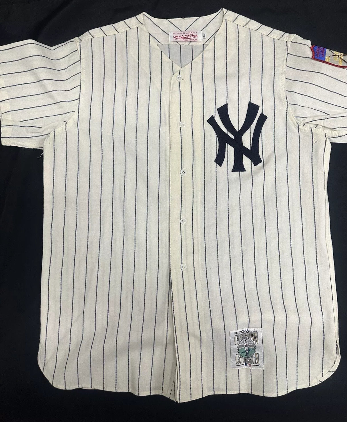 Mickey Mantle No 6 & 7 Signed Authentic Mitchell Ness Yankees Jersey Set JSA UDA