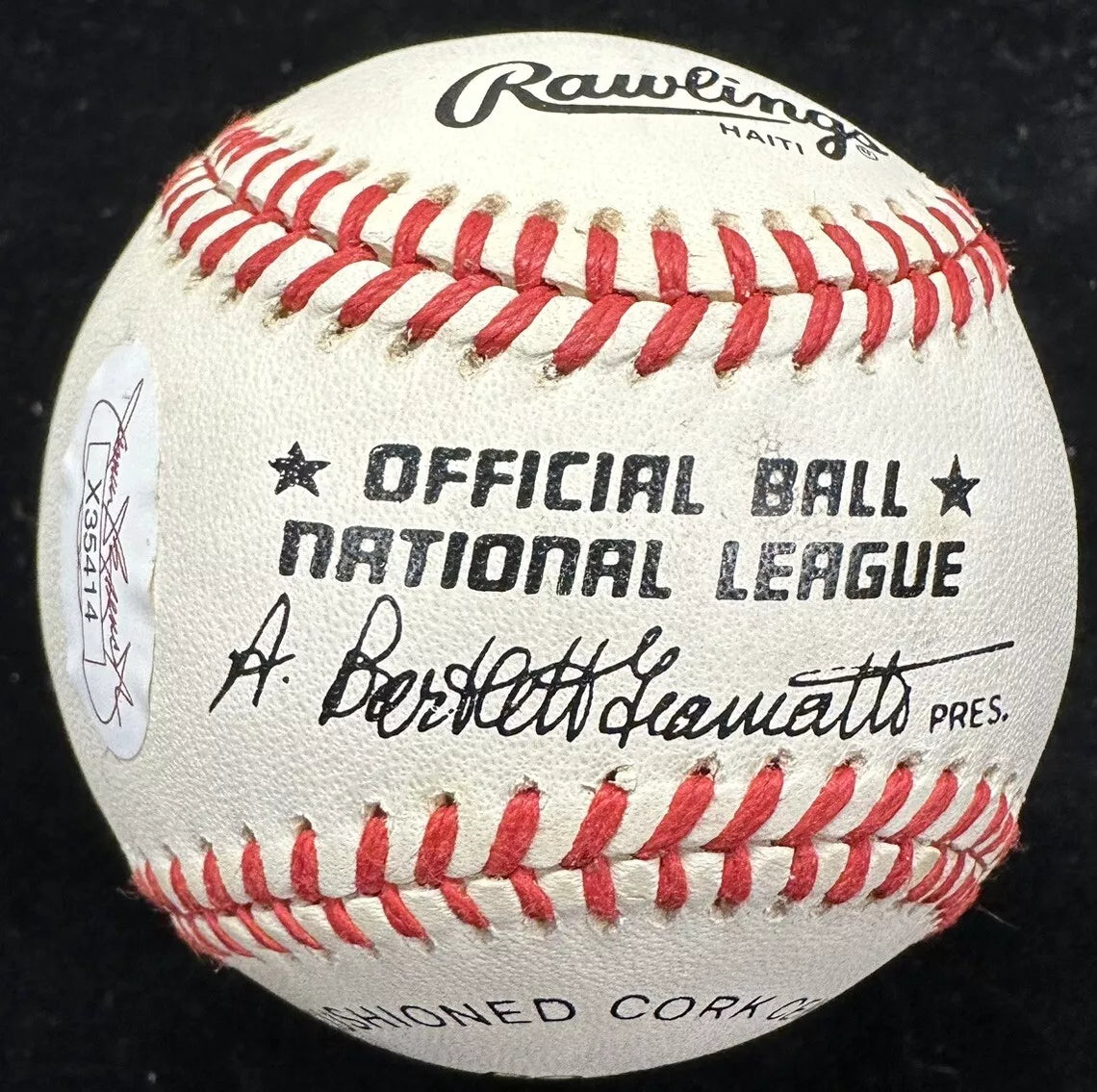 Pee Wee Reese No. 1 Signed Baseball JSA