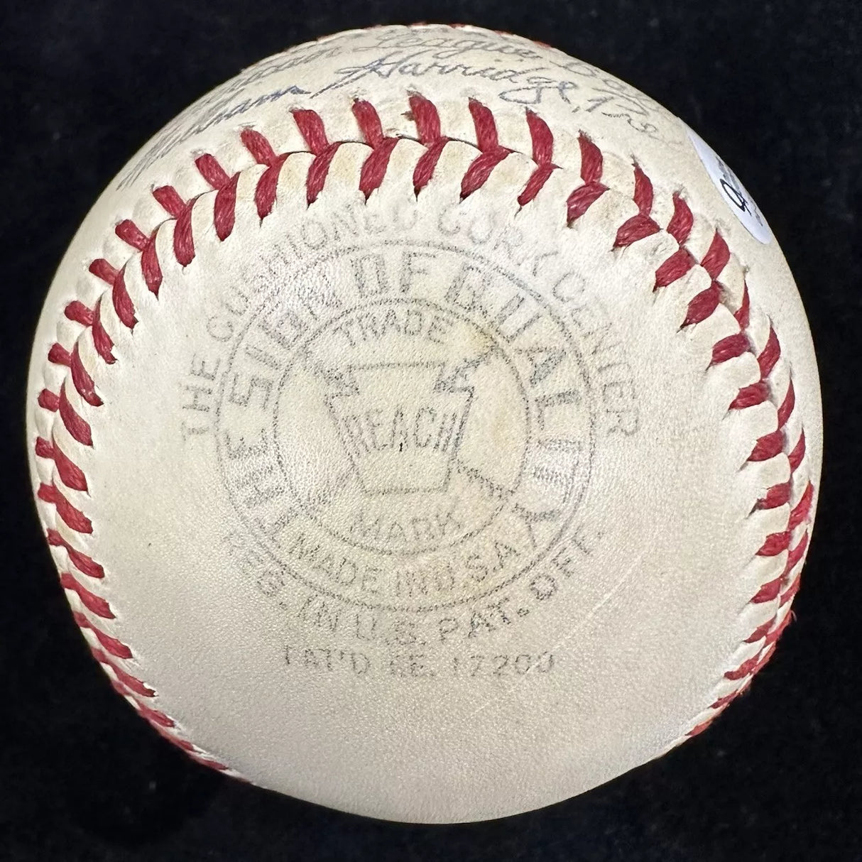 Circa 1941 Joe DiMaggio Single Signed OAL Harridge Baseball PSA/DNA LOA Graded 7