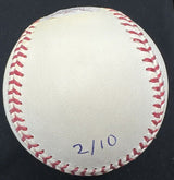 Tom Terrific Seaver HOF 92 CY ROY Signed Stat Baseball PSA/DNA