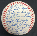 Tommy Heinrich 1941 World Series Game 4 Signed Story Baseball JSA