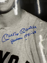 Mickey Mantle Yankees 1951-1968 Signed 20x24 Photo JSA LOA Graded 10