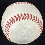 Ken Keltner Joe DiMaggio Dual-Signed Streak Baseball Beckett LOA