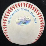 Mickey Mantle The Commerce Comet Signed Baseball JSA LOA