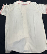 Rick Ferrell HOF 1984 Signed Boston Red Sox Mitchell Ness Jersey JSA