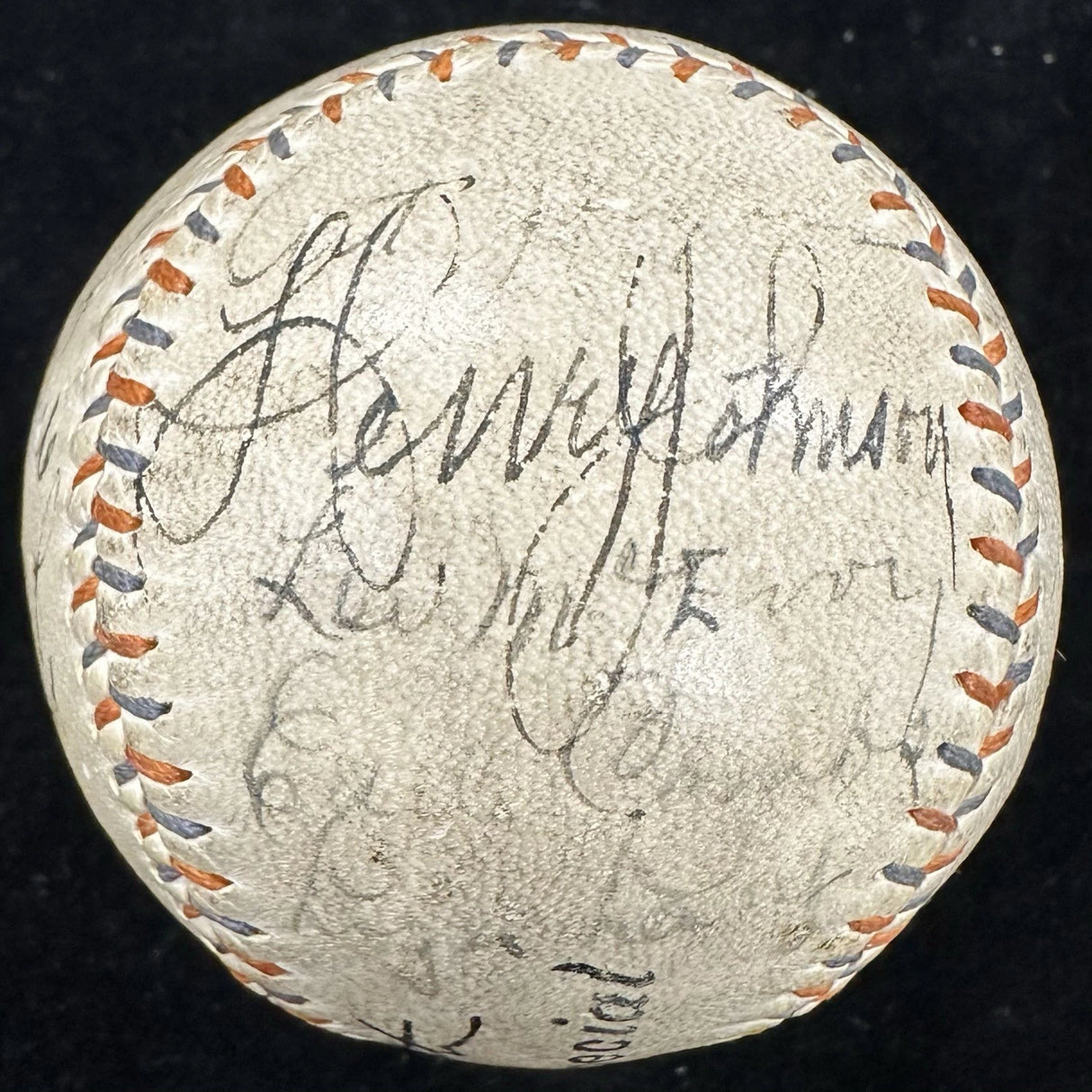 Babe Ruth Lou Gehrig 1931 New York Yankees Team Signed Baseball PSA/DNA LOA
