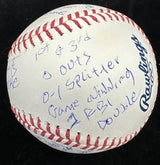 Edgar Martinez The Double 1995 ALDS Signed Story Stat Baseball JSA Witness