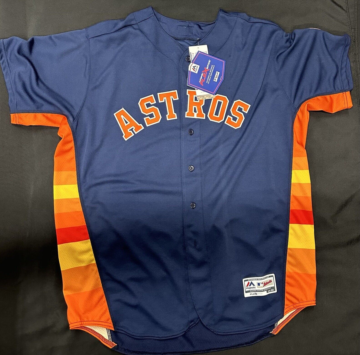 Randy Johnson Signed Authentic Houston Astros Flex Base Jersey JSA