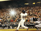 Barry Bonds #756 8-7-07 Signed 20x24 Photo Bonds Hologram & Signed Cert Card