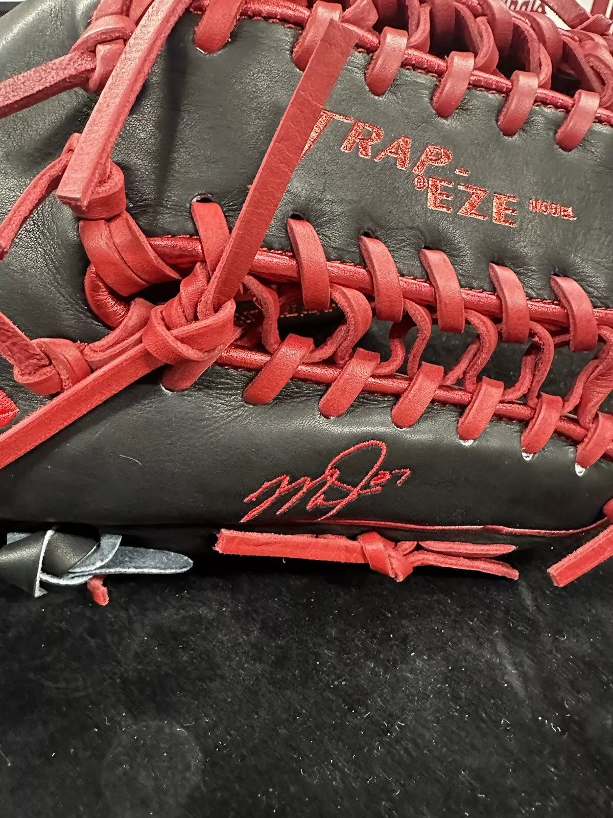 Mike Trout Signed Rawlings Heart Of The Hide Game Model Glove MLB Holo