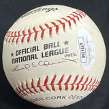 Warren Spahn HOF 73 CY 57 363 Wins Signed Baseball JSA