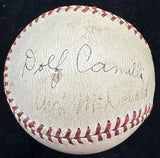 Mel Ott Signed Baseball Displays As A Single PSA/DNA LOA