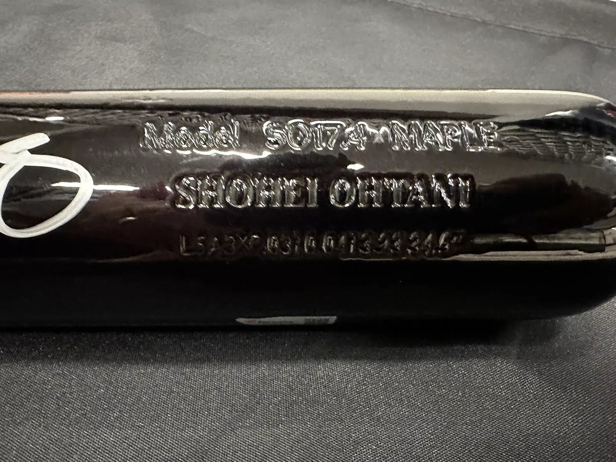 Shohei Ohtani Signed Chandler Dodgers Game Model Bat MLB Holo Fanatics