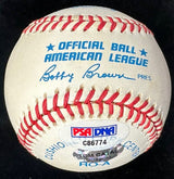 Mickey Mantle No. 6 Signed Baseball PSA/DNA LOA