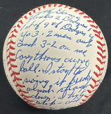 Tommy Heinrich 1941 World Series Game 4 Signed Story Baseball JSA