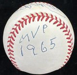 Zoilo Versalles MVP 1965 Signed Baseball JSA
