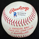 Bo Jackson 1989 ASG MVP Signed 89 All-Star Game Logo Baseball BAS Witness Holo