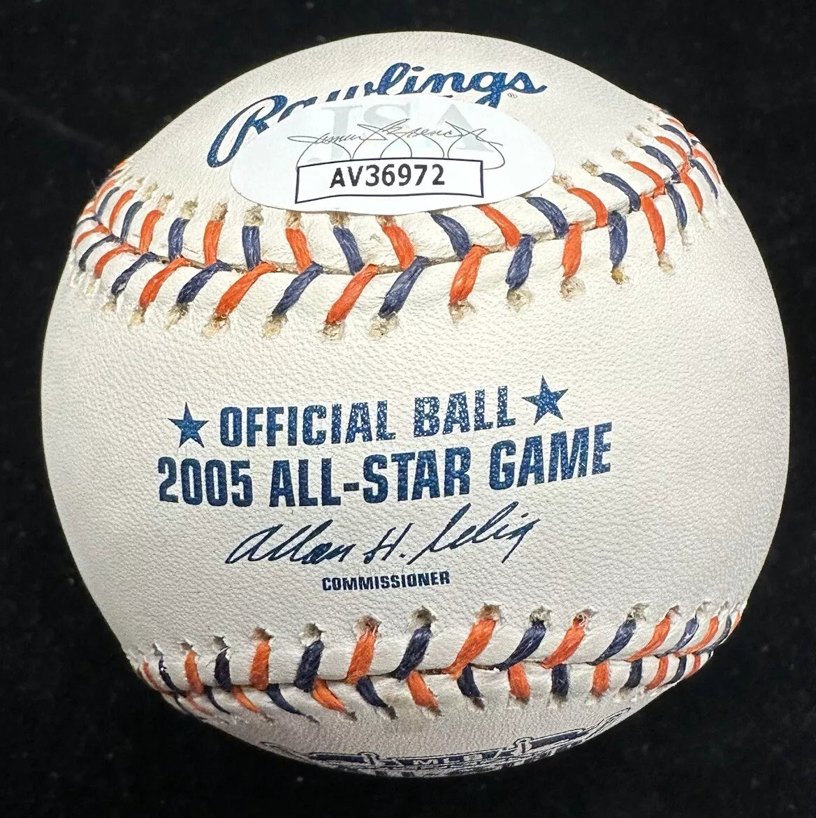 Kenny Rogers Signed 2005 All Star Game Logo Baseball JSA