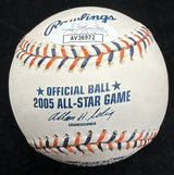 Kenny Rogers Signed 2005 All Star Game Logo Baseball JSA