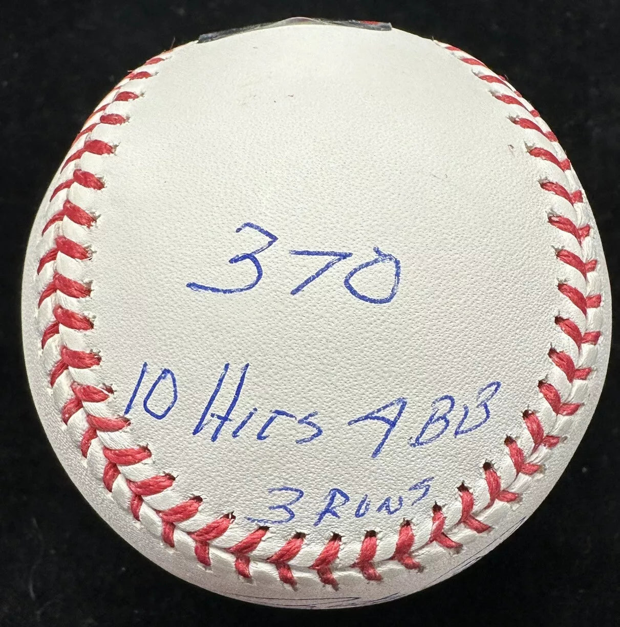 Pete Rose 1975 WS MVP Signed Stat Baseball JSA