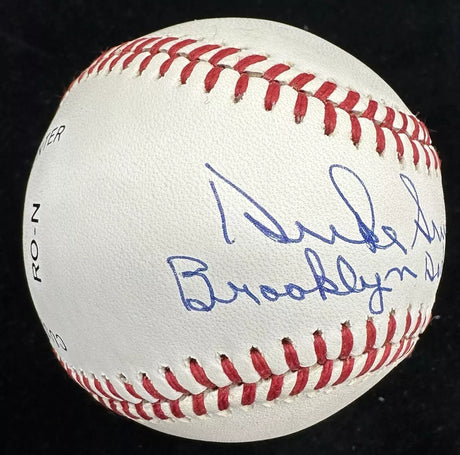 Duke Snider Brooklyn Dodgers #4 Signed Baseball JSA