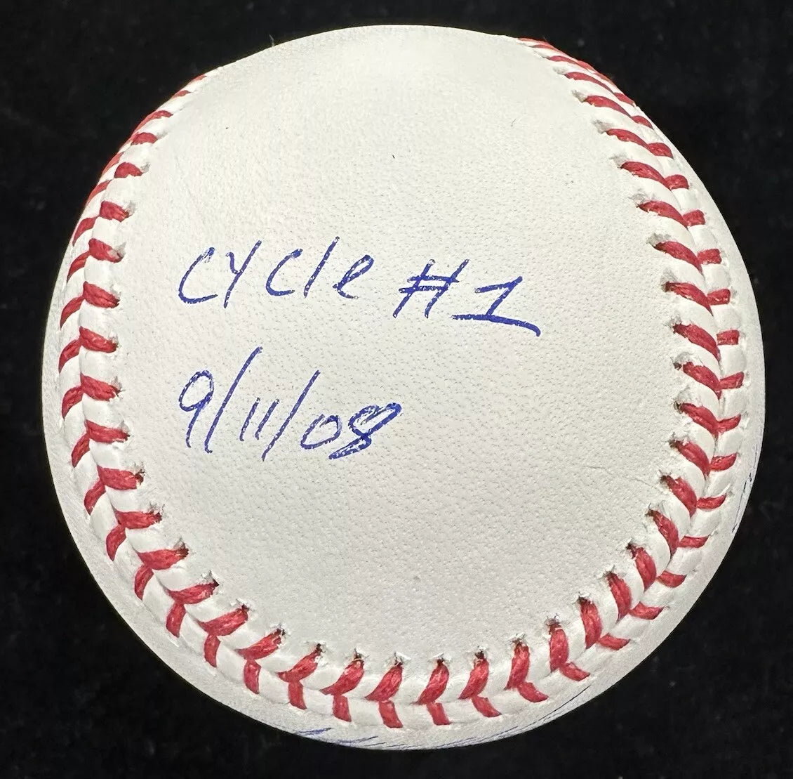 Adrian Beltre 3 Cycles Signed Stat Baseball Beckett Witness Holo