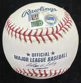 Derek Jeter Thanks Jackie Signed Jackie Robinson Day Logo Baseball MLB Holo