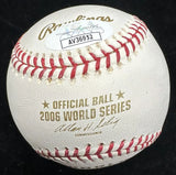 Kenny Rogers Signed 2006 World Series Baseball JSA