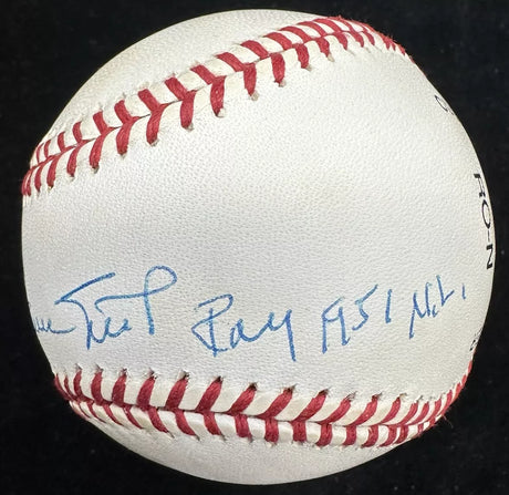 Willie Mays ROY 1951 NL Signed Baseball JSA LOA