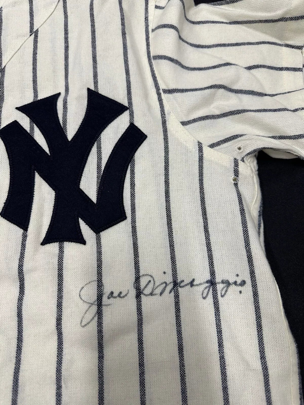 Joe DiMaggio Signed Authentic Mitchell Ness Yankees Jersey JSA LOA