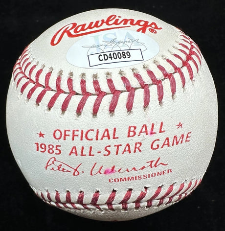 Jim Rice 8x All Star Signed 1985 ASG Logo Baseball JSA