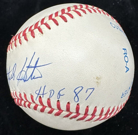 Catfish Hunter HOF 87 Signed Baseball JSA