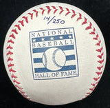 Ralph Kiner #4 9/19/87 Signed HOF Logo Baseball Steiner Sports