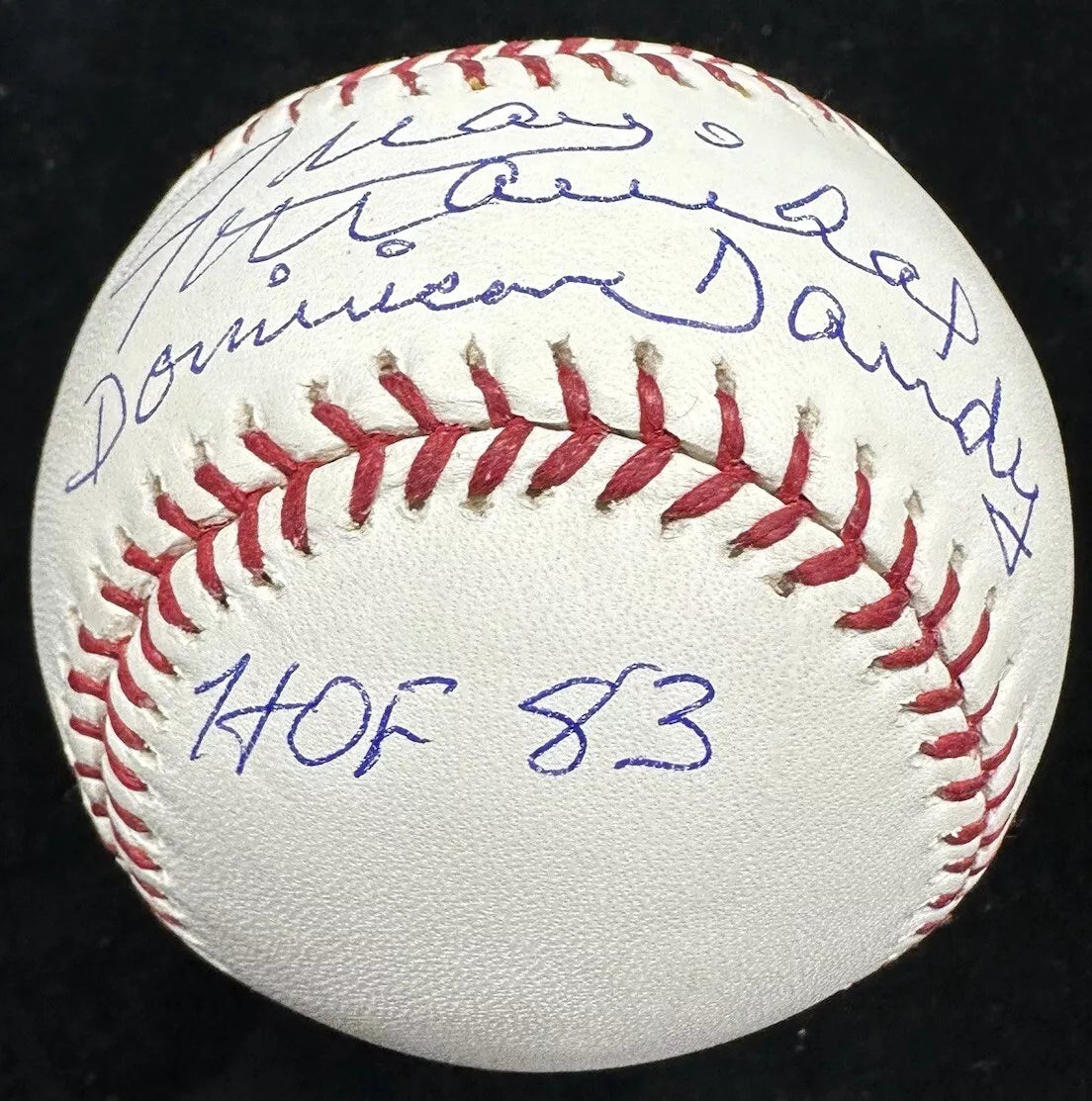 Juan Marichal Dominican Dandy HOF 83 Signed Baseball JSA