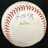 Alex Rodriguez 40-40 9-19-98 Signed Baseball Beckett Hologram
