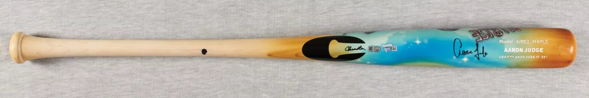 Aaron Judge Signed 2017 Home Run Derby Game Model Bat Fanatics MLB Holo