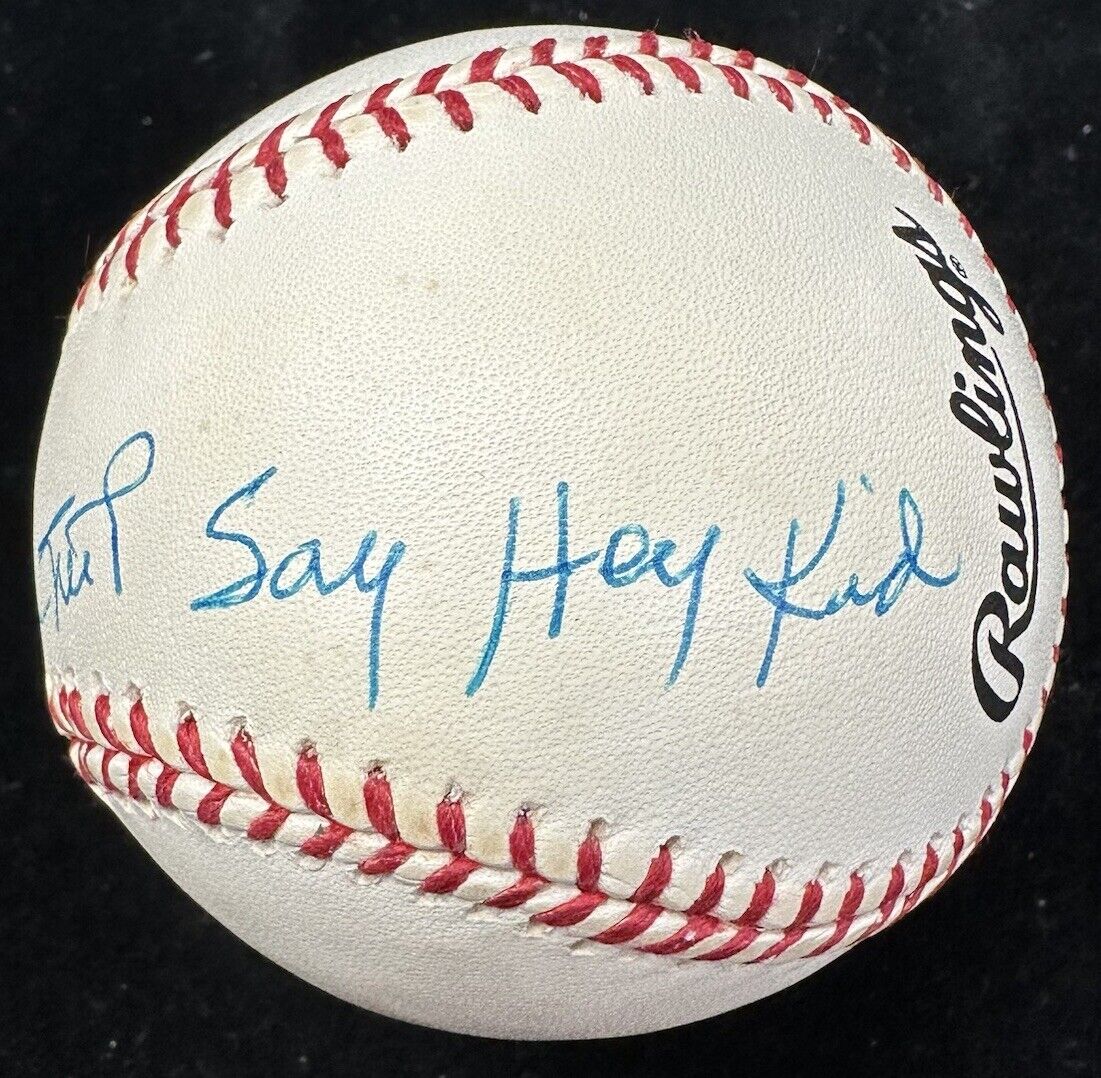 Willie Mays Say Hey Kid Signed Baseball JSA LOA