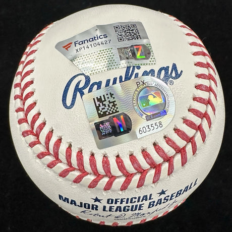 Yoshinobu Yamamoto Signed Baseball MLB Holo Fanatics