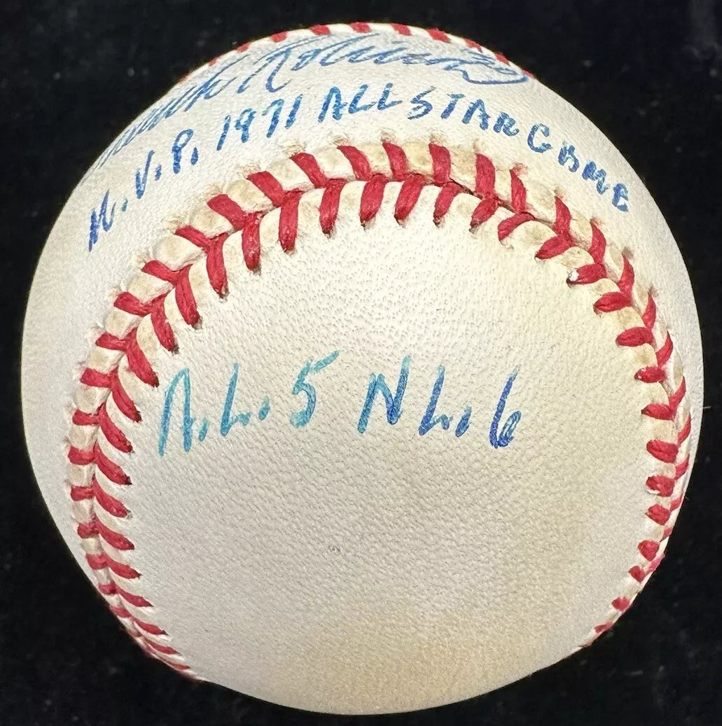 Frank Robinson MVP 1971 All Star Game Signed Baseball JSA