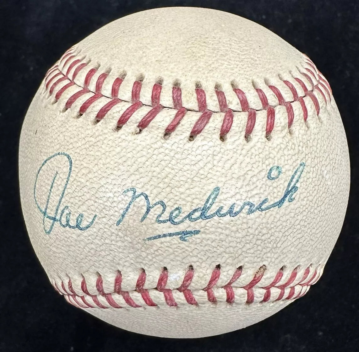 Joe Medwick Single Signed Wilson Official League Baseball JSA LOA