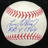 Tony Oliva ROY 1964 Signed Baseball Tristar