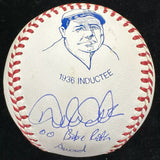 Derek Jeter 00 Babe Ruth Award Signed Ruth HOF Logo Baseball MLB Holo